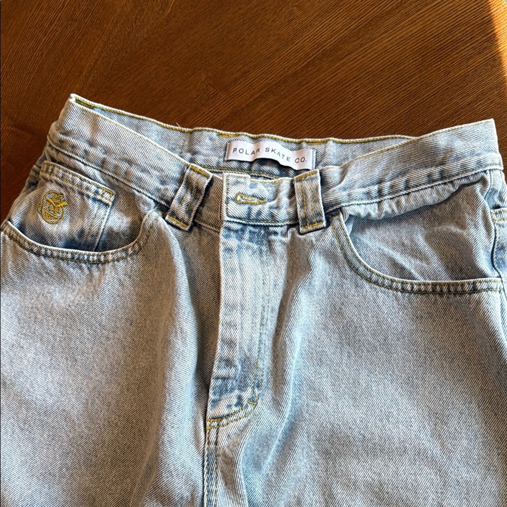 Polar Skate Co. Light Blue Jeans 32/32 - Picture 2 of 5